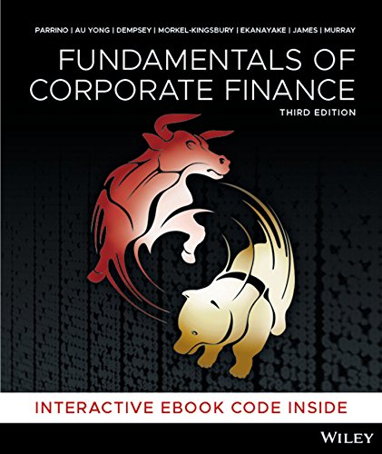 Selected Material From Fundamentals Of Corporate Finance Third Edition 3rd Richard A Brealey