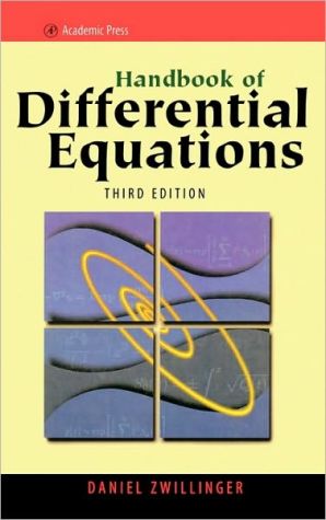 Handbook Of Differential Equations Third Edition 3rd Edition Daniel Zwillinger