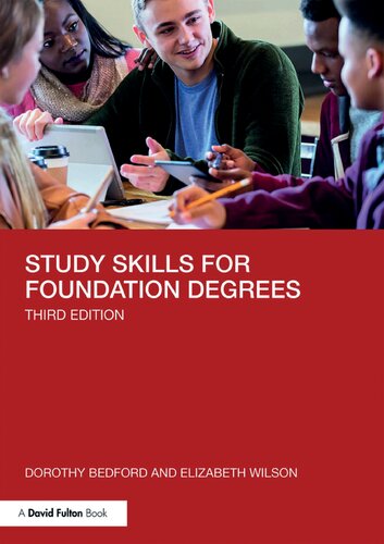 Study Skills For Foundation Degrees 3rd Edition Dorothy Bedford