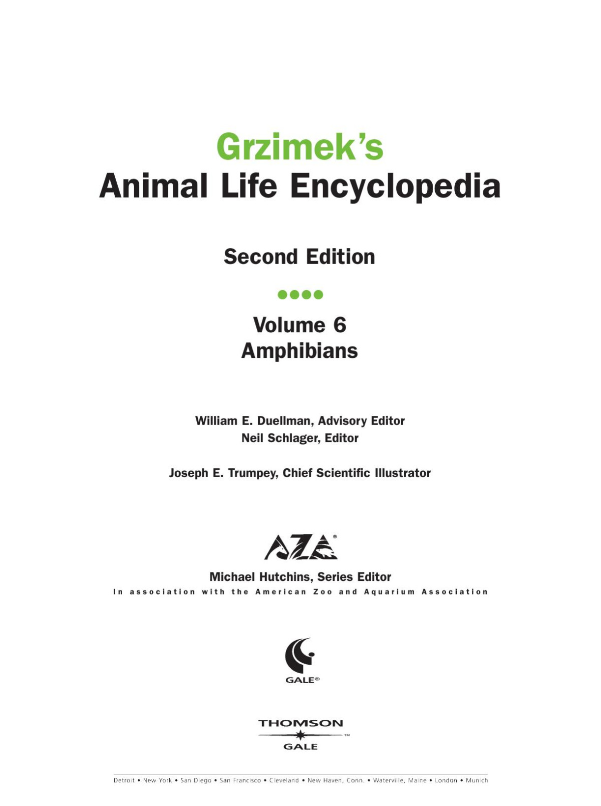 Amphibians 2nd Edition William Edward Duellman