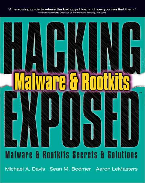 Hacking Exposed Malware And Rootkits 1st Edition Michael A Davis