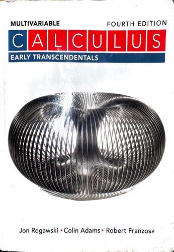 Multivariable Calculus Early Transcendentals 4th Edition Jon Rogawski