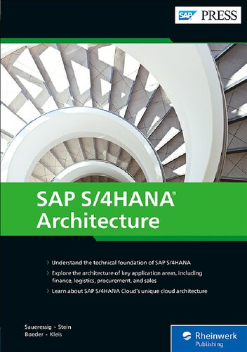 Sap S4hana Architecture New Thomas Saueressig Tobias Stein Jochen Boeder Wolfram Kleis