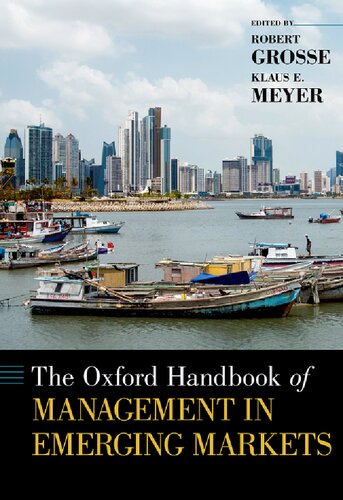 The Oxford Handbook Of Management In Emerging Markets Dr Robert Grosse Editor
