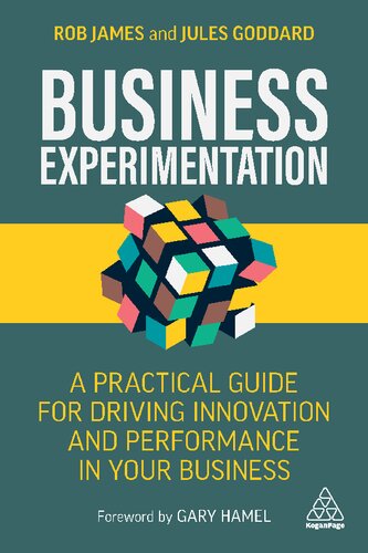 Business Experimentation A Practical Guide For Driving Innovation And Performance In Your Business 1st Edition James