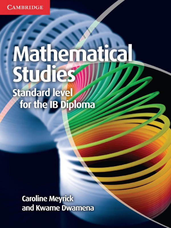 Mathematical Studies Caroline Meyrick Kwame Dwamena