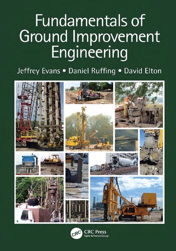 Fundamentals Of Ground Improvement Engineering 1st Edition Jeffrey Evans