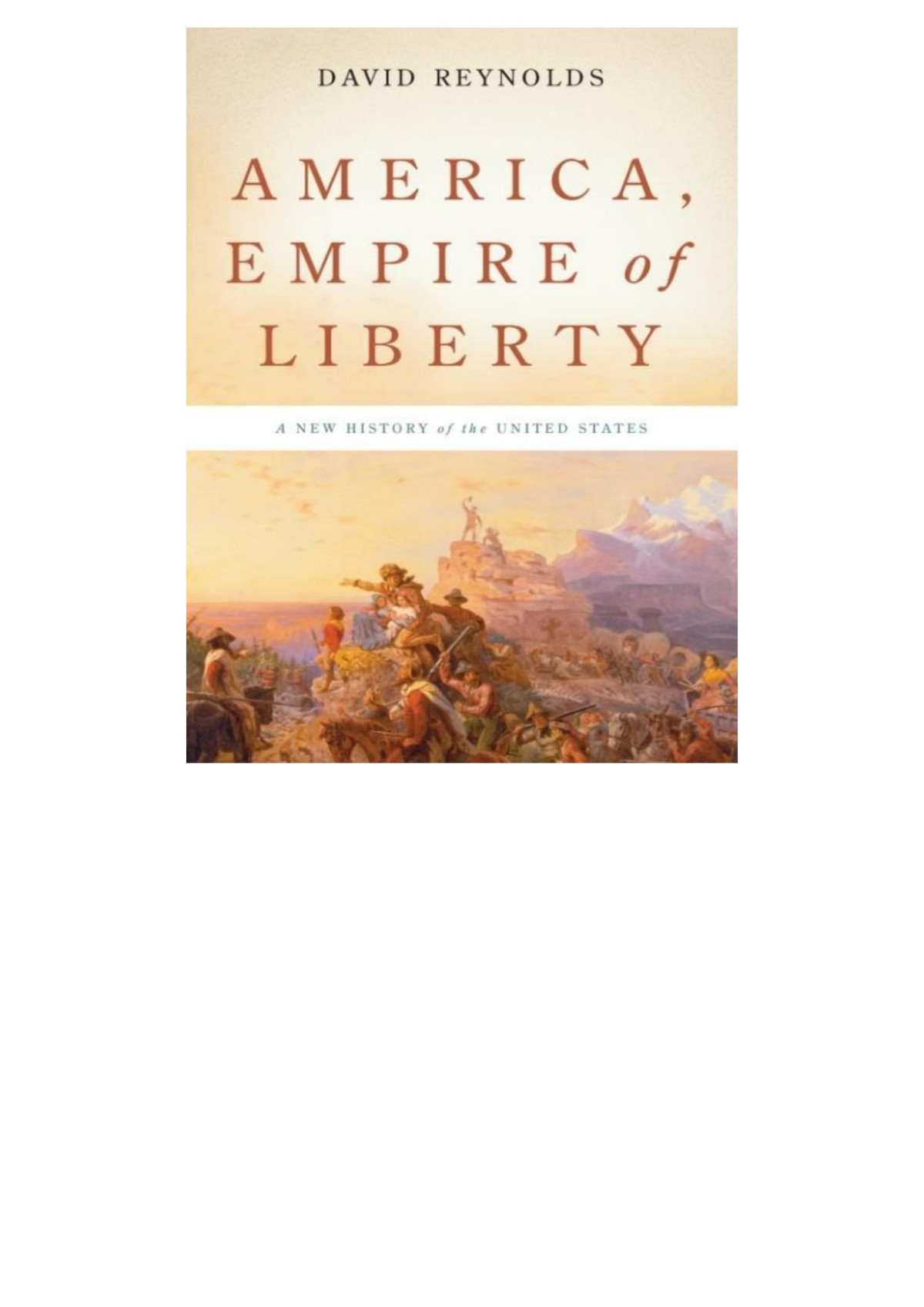 America Empire Of Liberty David Reynolds
