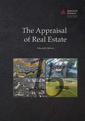 The Appraisal Of Real Estate 15th Edition 15th Edition Appraisal Institute