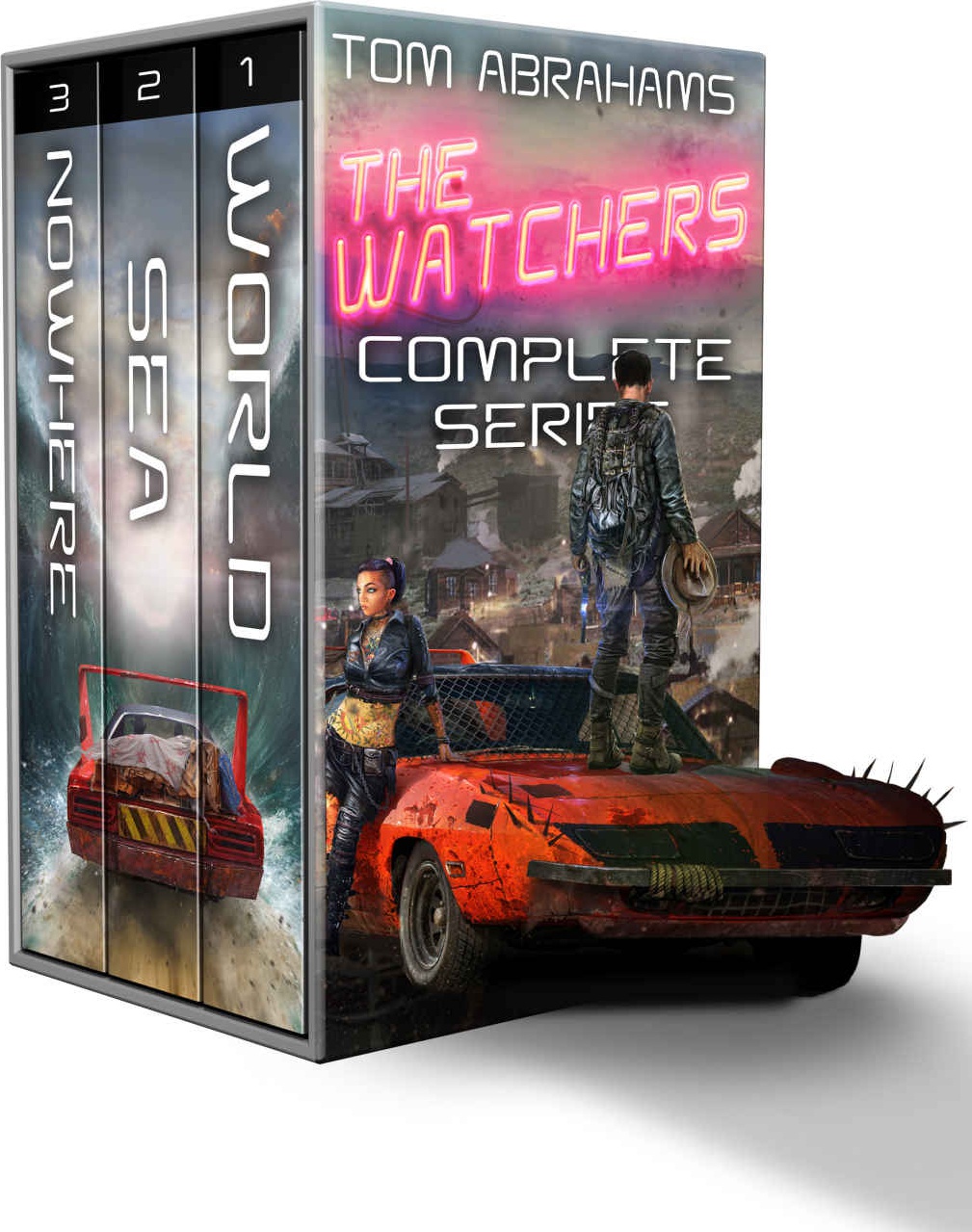 The Watchers Books 13 Complete Series A Postapocalyptic Series Box Set Tom Abrahams