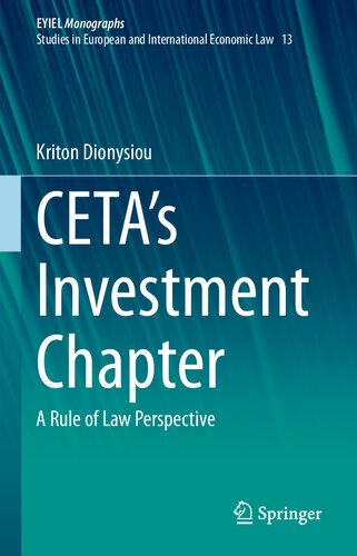 Cetas Investment Chapter A Rule Of Law Perspective 1st Edition Dionysiou