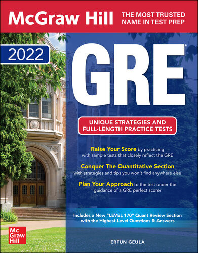 Mcgraw Hill Gre 2022 8th Edition Erfun Geula