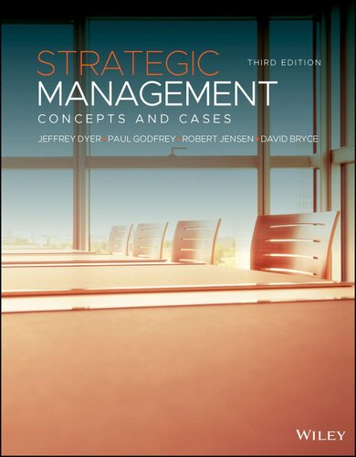 Strategic Management Concepts And Cases 3rd Edition Jeffrey H Dyer