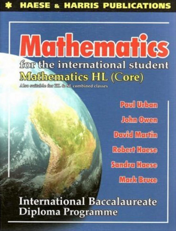 Mathematics Mathematics Hl Core 1st Edition Paul Urban John Owen