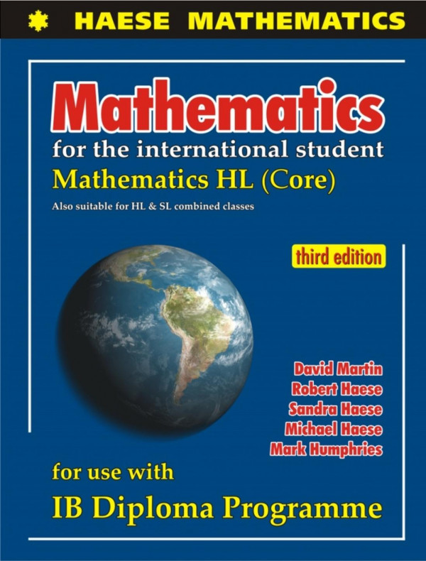 Mathematics Mathematics Hl Core 3rd Edition David Martin