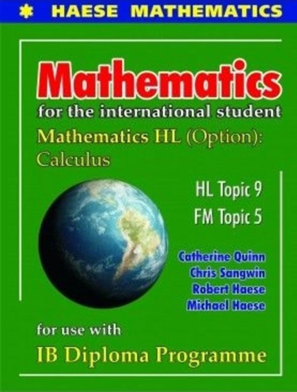 Mathematics Mathematics Hl Option Calculus 1st Edition Catherine Quinn