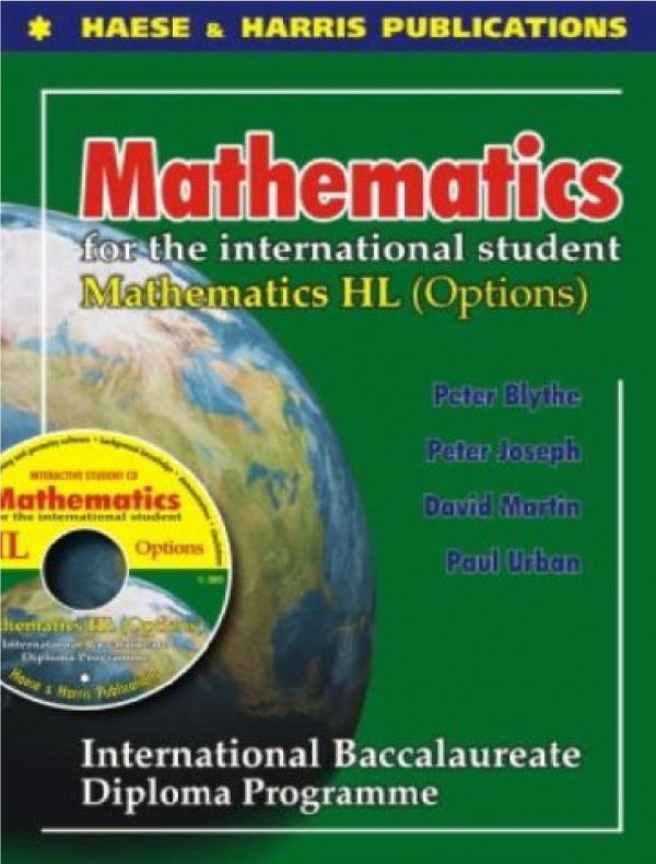 Mathematics Mathematics Hl Options 1st Edition Peter Blythe