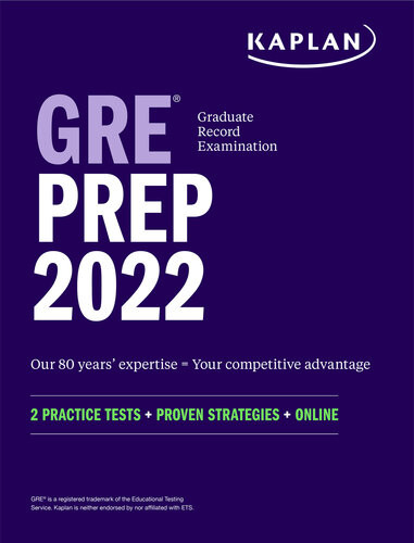 Gre Prep 2022 2 Practice Tests Proven Strategies Online Kaplan Test Prep