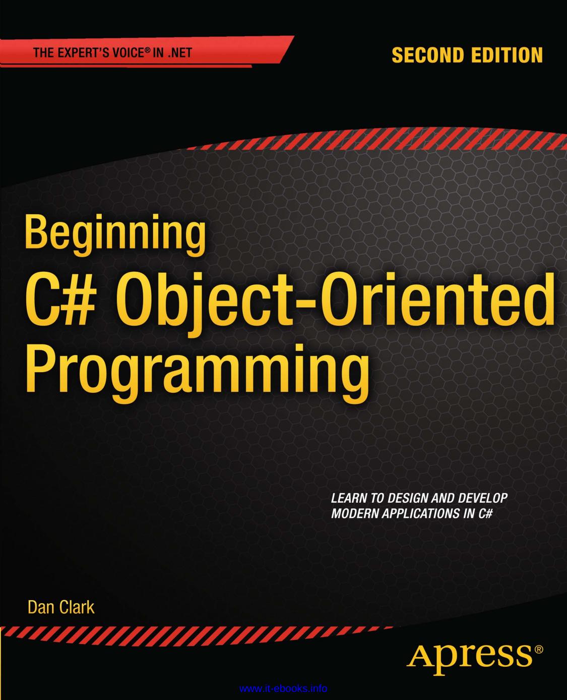Beginning C Objectoriented Programming 2nd Edition Dan Clark