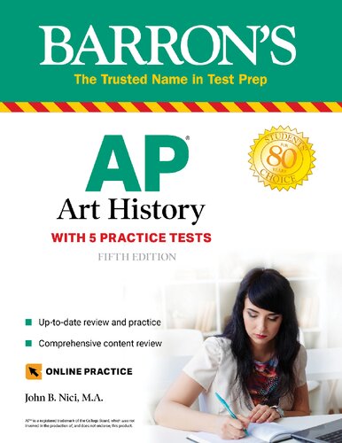 Ap Art History With 5 Practice Tests Barrons Test Prep 5th Edition John B Nici