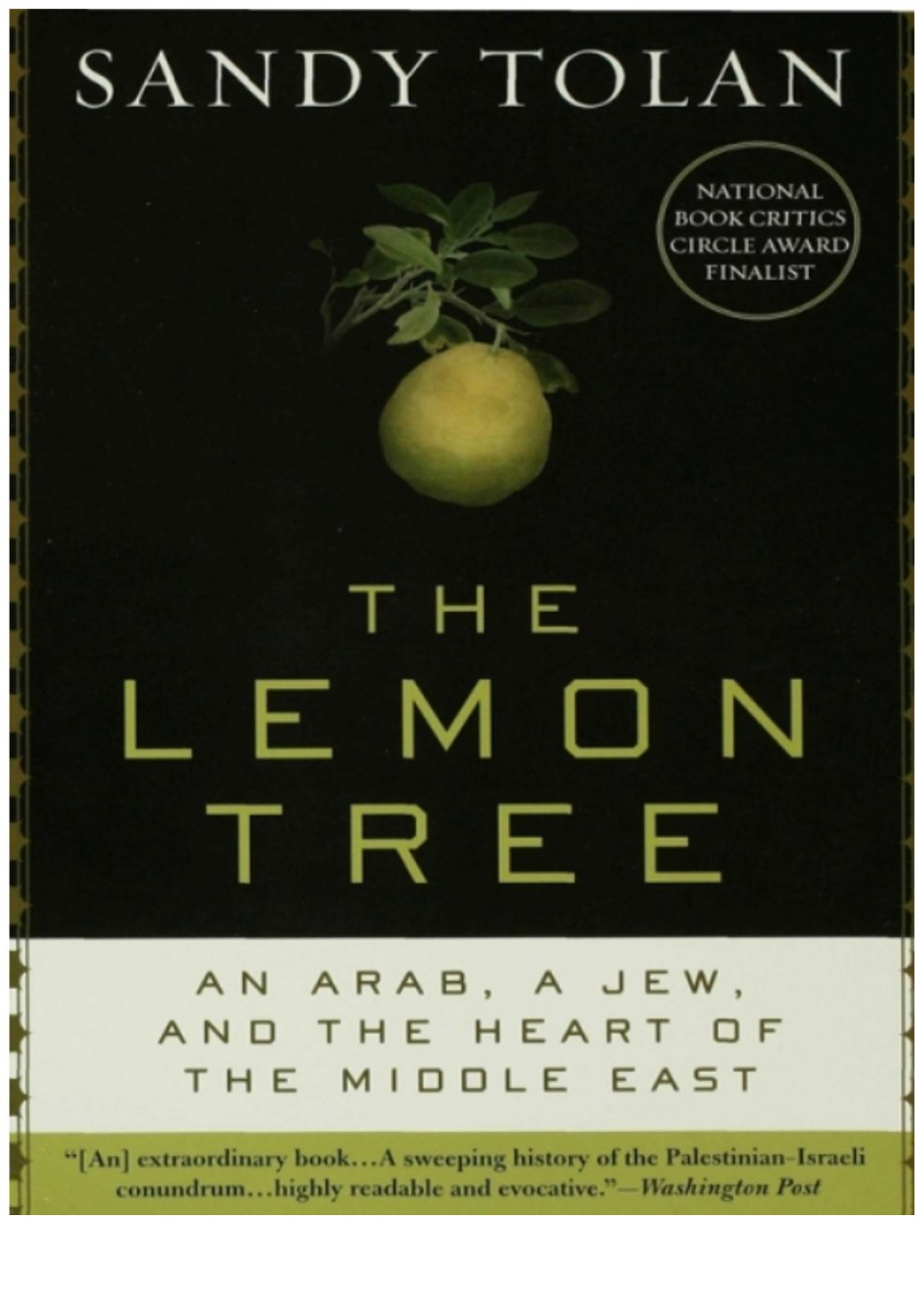 The Lemon Tree Sandy Tolan