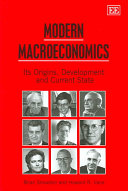 Modern Macroeconomics 1st Edition Brian Snowdon Howard R Vane