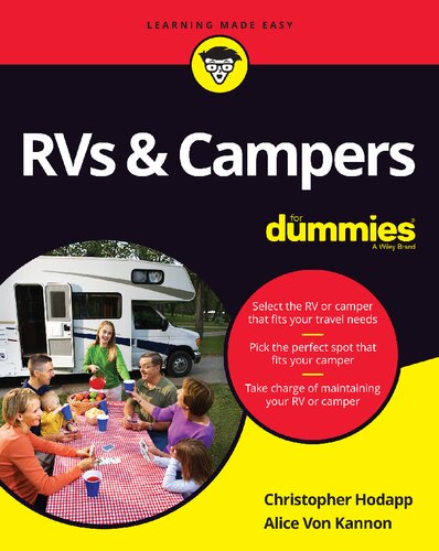 Rvs Campers For Dummies 1st Edition Hodapp Christopher Von Kannon