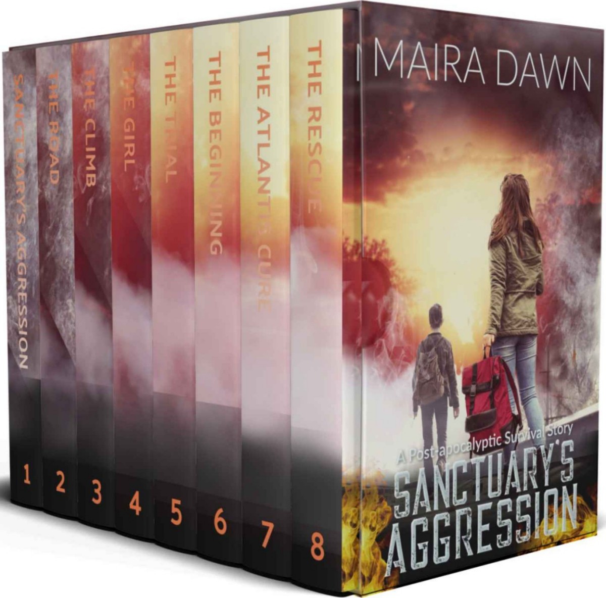 Sanctuarys Aggression Complete Collection Box Set A Postapocalyptic Survival Thriller Series Maira Dawn
