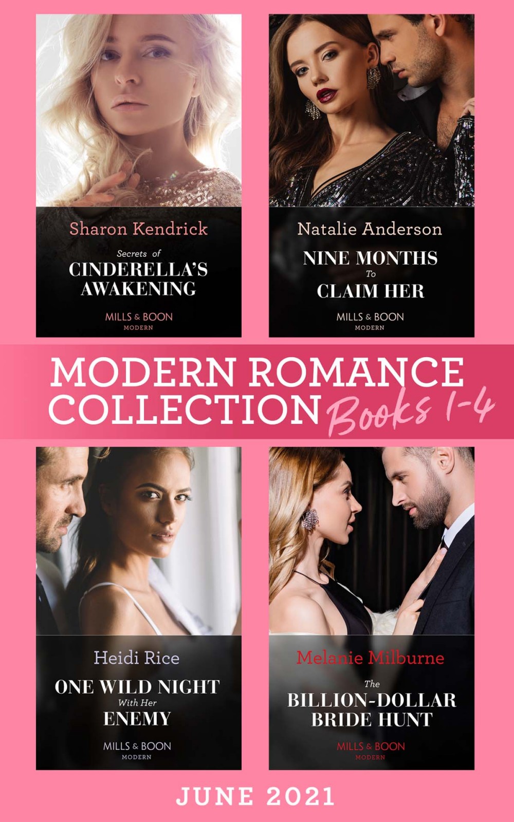 Modern Romance June 2021 Books 14 Sharon Kendrick Natalie Anderson Heidi Rice Melanie Milburne