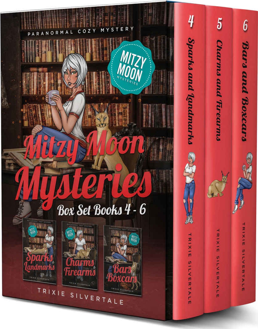 Mitzy Moon Mysteries Books 46 Paranormal Cozy Mystery Mitzy Moon Mysteries Box Set Book 2 Trixie Silvertale