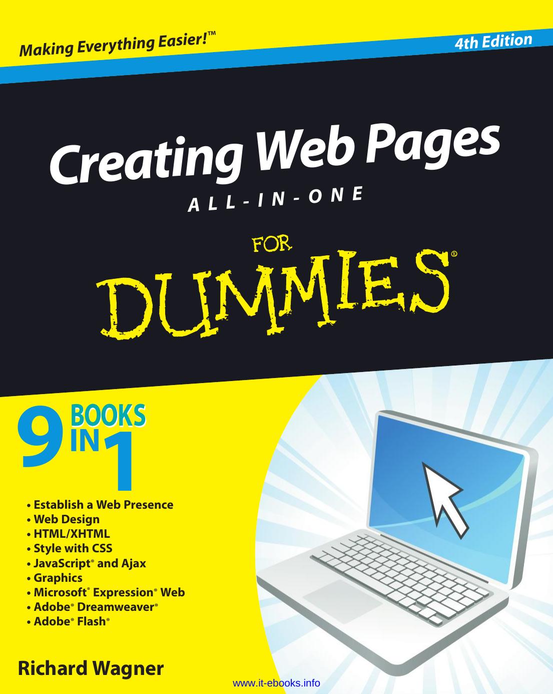 Creating Web Pages Allinone For Dummies 4th Edition 4th Edition Richard Wagner