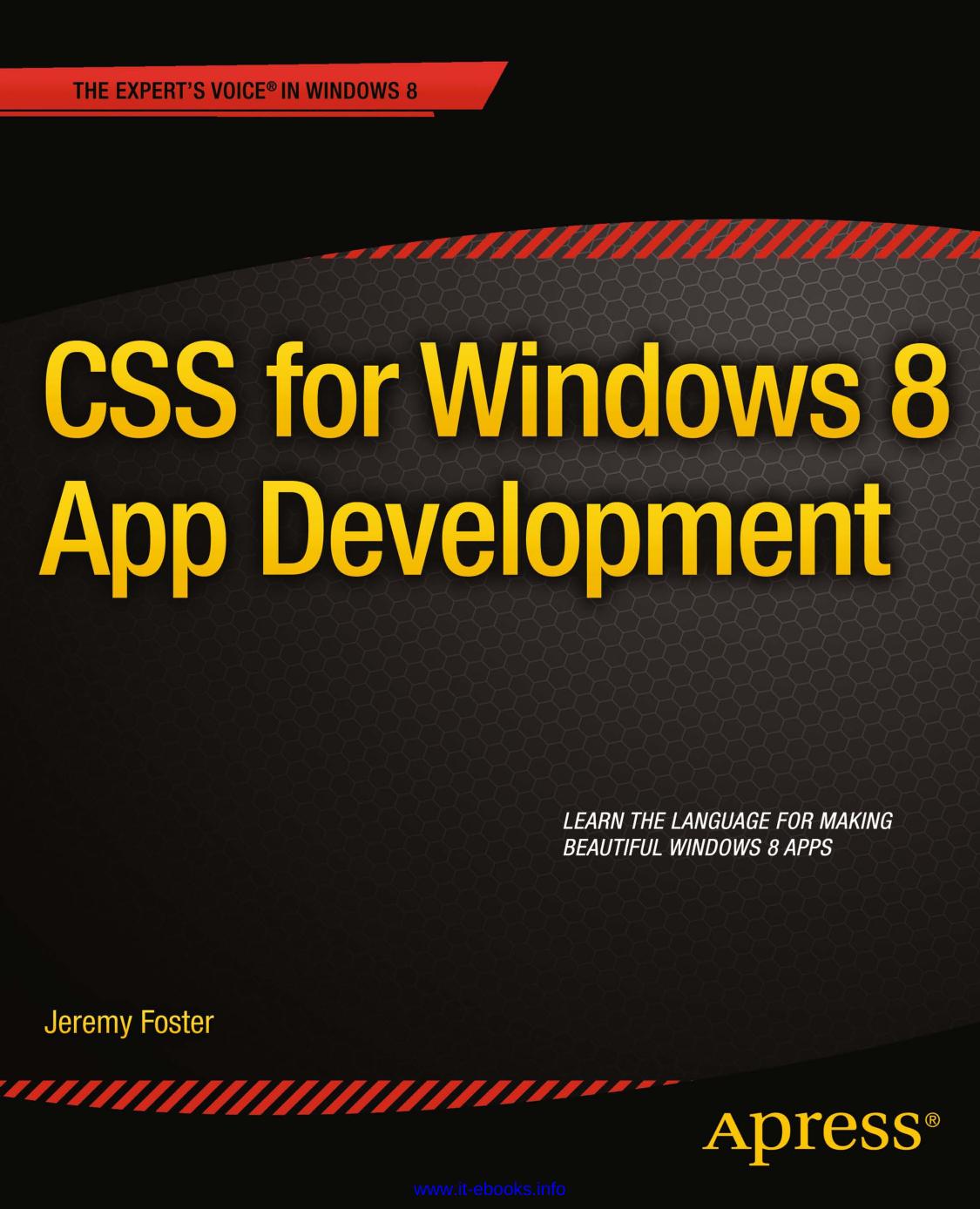 Css For Windows 8 App Development Jeremy Foster