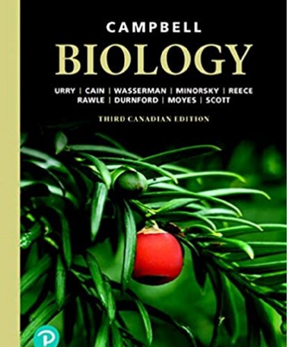 Campbell Biology Third Canadian Edition 3rd Edition Third Canadian Edition Urry Wasserman