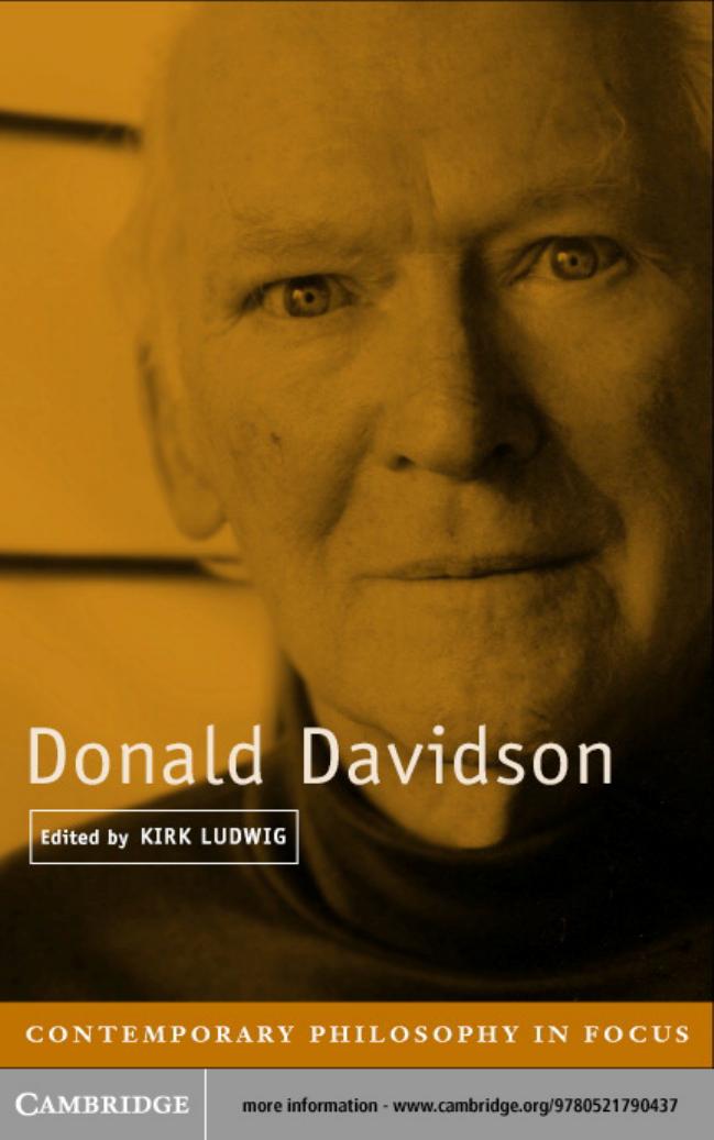 Donald Davidson Kirk Ludwig