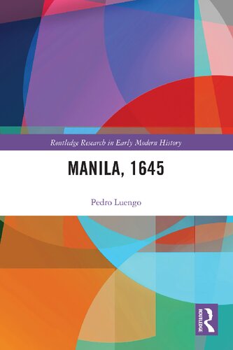 Manila 1645 1st Edition Pedro Luengo