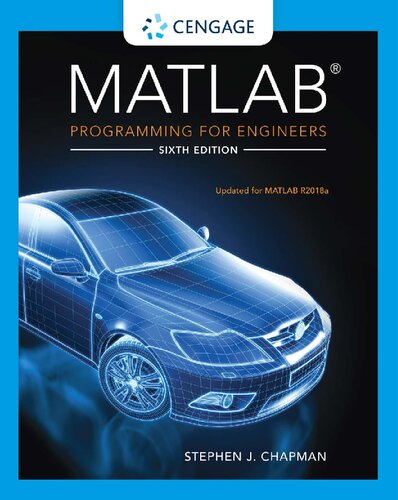 Matlab Programming For Engineers 6th Edition Stephen J Chapman