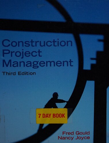 Construction Project Management 3rd Edition Frederick E Gould