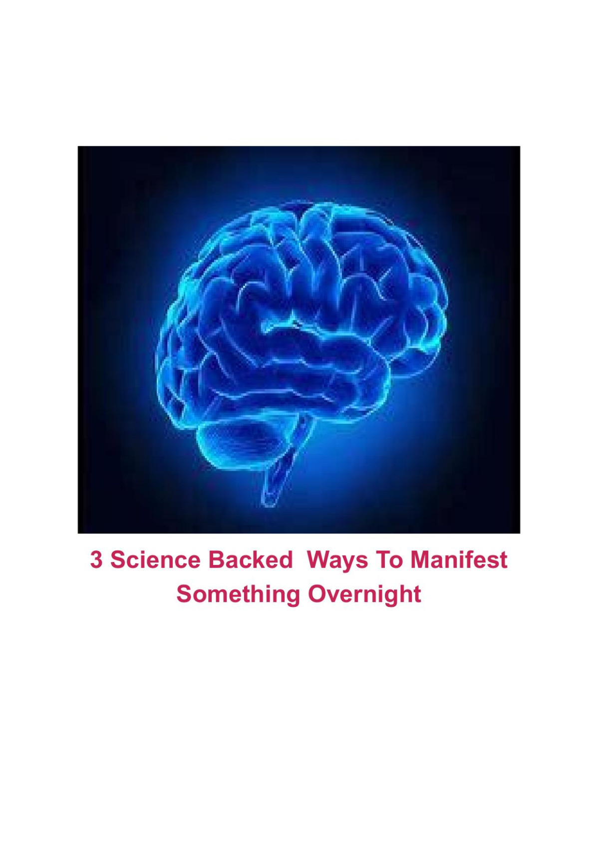 Ways To Manifest Something Over Night Wesley Virgin