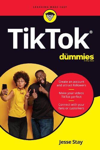 Tiktok For Dummies 1st Edition Stay Jesse