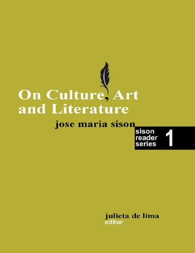 On Culture Art And Literature Jose Maria Sison Julieta De Lima