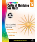 Spectrum Grade 5 Critical Thinking For Math Workbookstate Standards For 5th Grade Geometry Fractions Decimals With Answer Key For Homeschool Or Classroom 128 Pgs Csm Spectrum