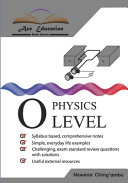 Ace Education Physics Olevel Ace Education Book Series 1st Edition Chingambu