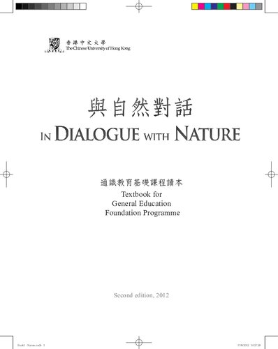 In Dialogue With Nature 4th Edition Chan Chi Wang Szeto Wai Man
