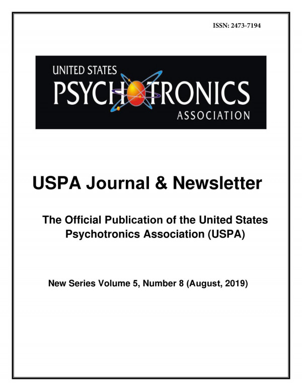Uspa Journal Vol5 No8 August 2019 8th Edition Us Psychotronics Association