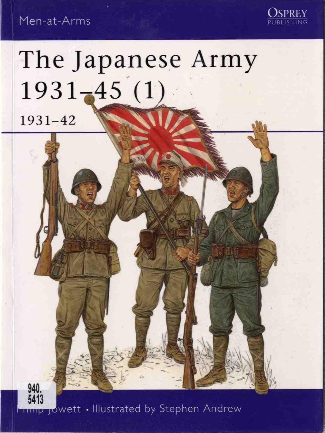 Japanese Army 193145 Volume 1 193142 Illustrated Jowett