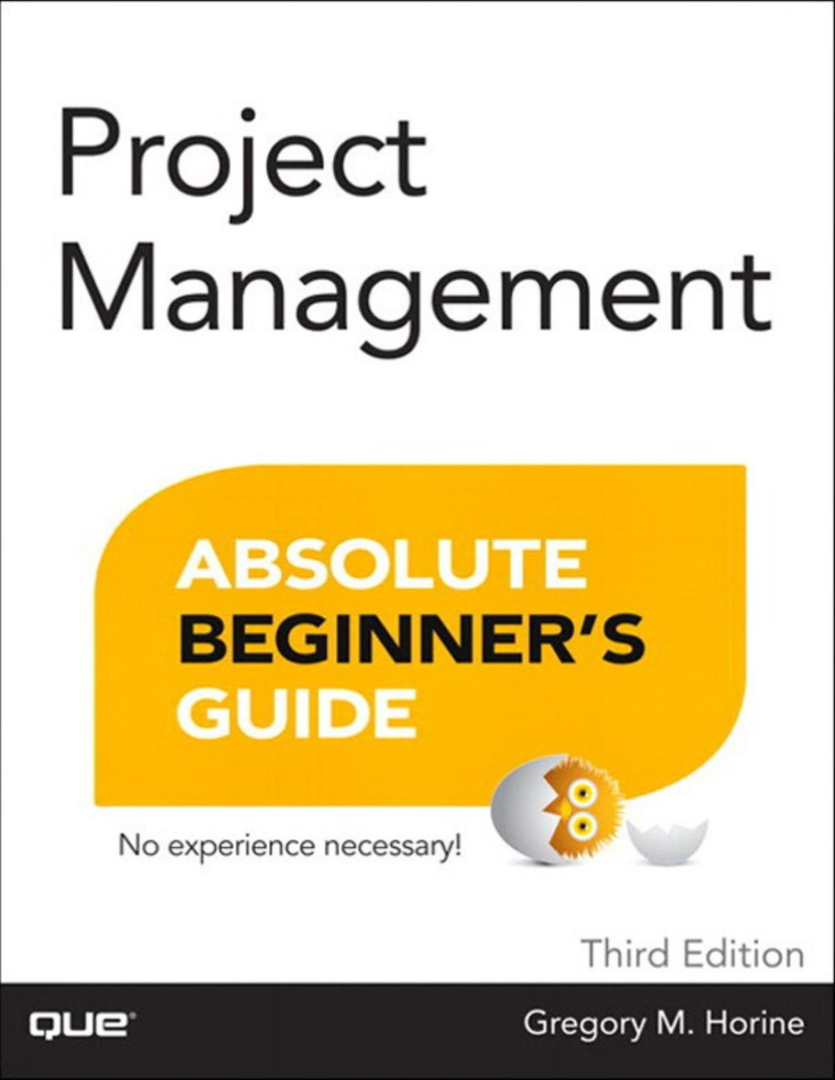 Project Management Absolute Beginners Guide Third Edition Gregory M Horine