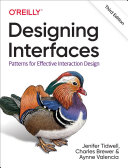 Designing Interfaces Patterns For Effective Interaction Design 3rd Edition Tidwell