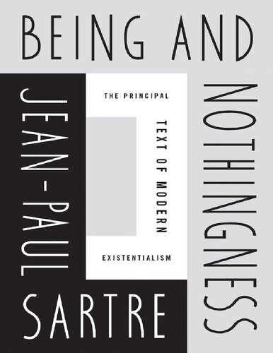 Being And Nothingness Jeanpaul Sartre