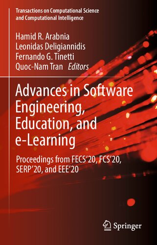 Advances In Software Engineering Education And Elearning Proceedings From Fecs20 Fcs20 Serp20 And Eee20 1st Edition Hamid R Arabnia