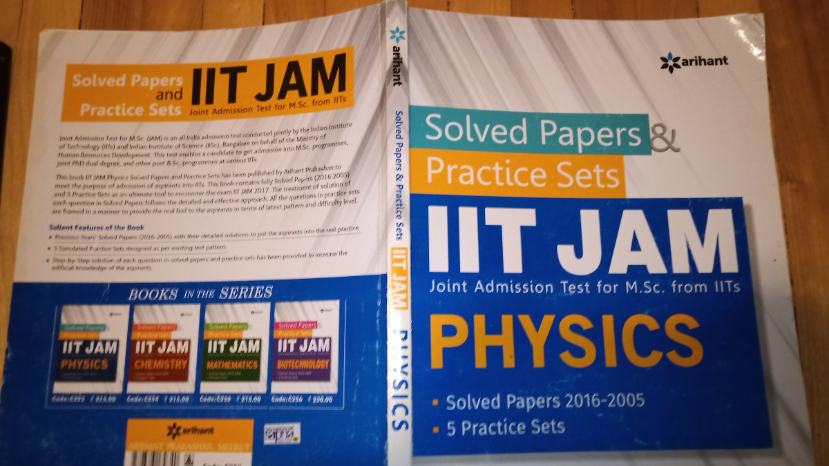 Solved Papers Practice Sets Iit Jam Physicsjoint Admission Test For Msc 20162005 Arihant